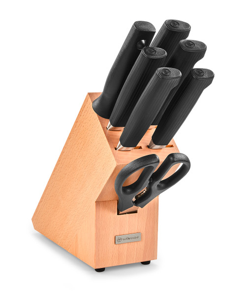 Wüsthof Partner 8 Piece Knife Block Set with Natural Block