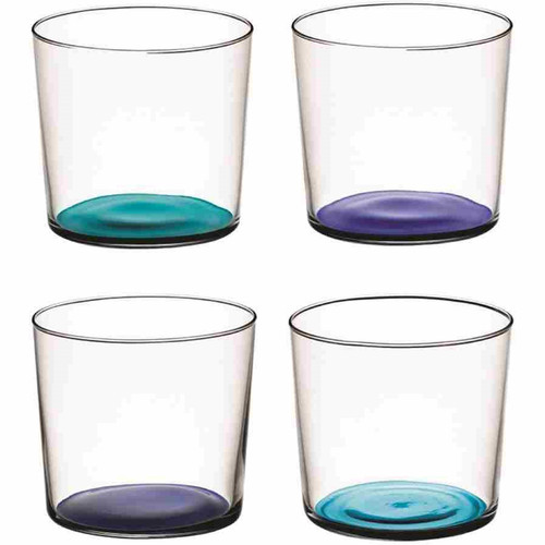 LSA International Coro Tumbler 310ml Lagoon - set of 4