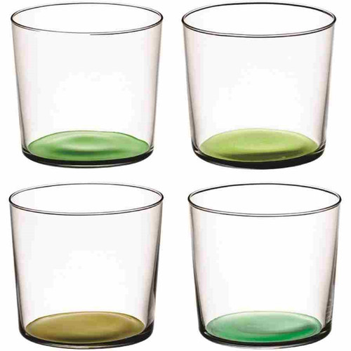 LSA International Coro Tumbler 310ml Leaf - set of 4