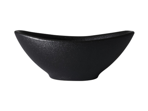 Maxwell & Williams Caviar Black Oval Sauce Bowl - set of 6