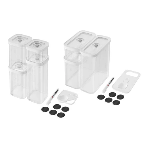 ZWILLING Fresh & Save CUBE Cube Set, 3s / 11 Piece, Transparent-White