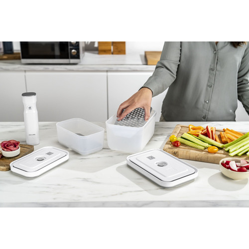 ZWILLING Fresh & Save Vacuum Accessory Set For Plastic Boxes, M/L / 2 Piece