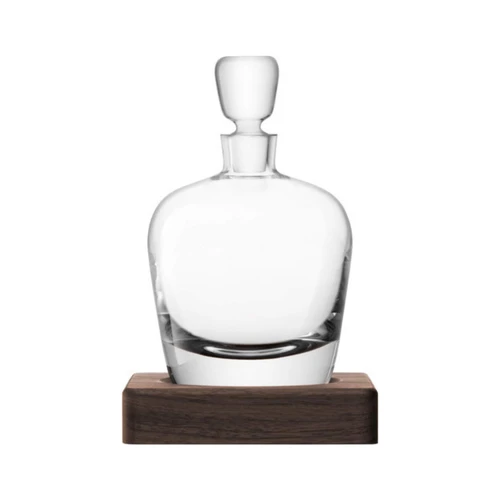 Whisky Arran Decanter 1L Clear & Walnut Base