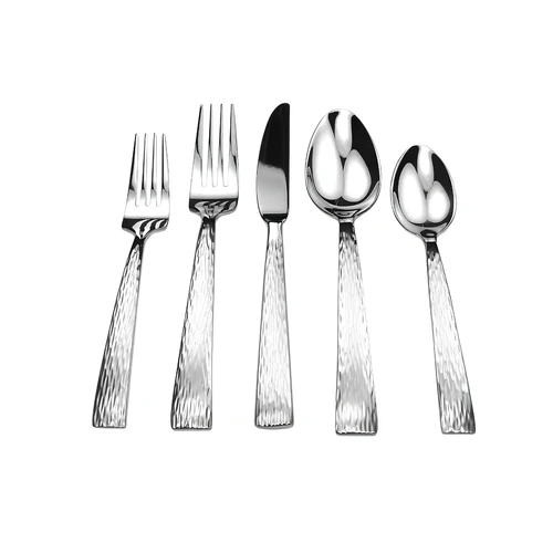 Chandler Stainless Steel 20-piece Flatware Set Satin Finish