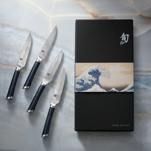 Shun Shiranami 4-Piece Steak Knife Set