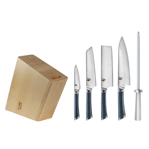 Shun Shiranami 6-Piece Knife Block Set