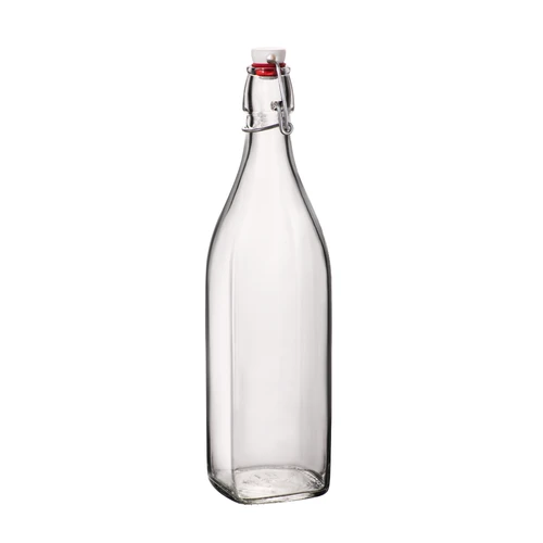 Bormioli Rocco Swing Bottle Clear 1L – Set of 2