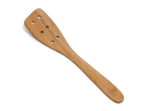 Berard Spatula, Curved, w/6 holes, 12.5"/32cm, Olivewood