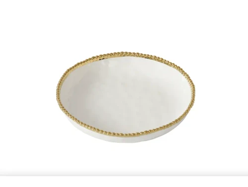 Pampa Bay Golden Salerno Medium Shallow Bowl