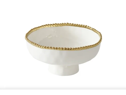 Pampa Bay Golden Salerno Medium Footed Bowl