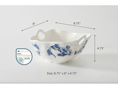 Pampa Bay Koi Melamine Medium Bowl