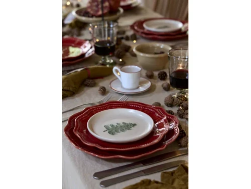 Costa Nova Almara Rubi Salad/Dessert Plate - Set of 6