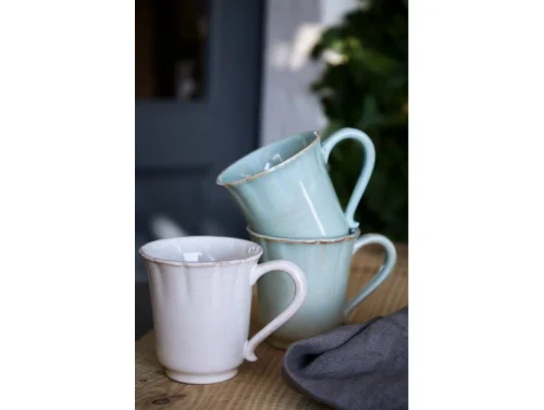 Costa Nova Alentejo Turquoise Mug - Set of 6
