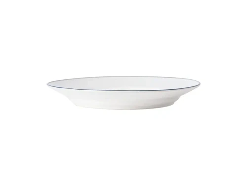 Costa Nova Beja White Blue Dinner Plate - Set of 6