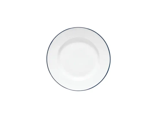 Costa Nova Beja White Blue Salad/Dessert Plate - Set of 6