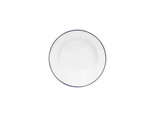 Costa Nova Beja White Blue Soup/Pasta Plate - Set of 6
