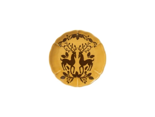 Costa Nova Forest Stag Salad/Dessert Plates x4
