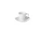 Costa Nova Lisa White Teacup & Saucer - Set of 6