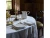 Costa Nova Resonance Porcelain Gold Rim Dinner Plate - Set of 6