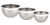 Cuisipro Stainless Steel 3pc Mixing Bowl Set