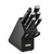 Wusthof Classic Ikon 8 piece Knife Block Set (Ash Black)