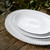 Pearl White Oval Platter Extra Large