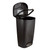 Brim Step On Trash Can - Black