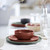Pacifica Salad Plate Cayenne - Set of 6