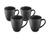 Maxwell & Williams Caviar Galaxy Coupe Mug 400ml – Set of 4