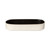 Notos Black Deep Oval Tray 25cm
