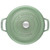 STAUB La Cocotte 5.25 L Cast Iron Round Cocotte, Sage