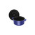 STAUB La Cocotte 3.7 L Cast Iron Round Cocotte, Dark-Blue