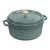 STAUB La Cocotte 5.25 L Cast Iron Round Cocotte, Eucalyptus