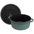 STAUB La Cocotte 5.25 L Cast Iron Round Cocotte, Eucalyptus