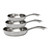 ZWILLING TruClad 3 Piece 18/10 Stainless Steel Fry Pan Set