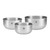 ZWILLING Prep 3 Piece 18/10 Stainless Steel Bowl Set, Silver