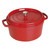 STAUB La Cocotte 8.4 L Cast Iron Round Cocotte, Cherry