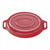 STAUB Ceramique 1 L Ceramic Oval Oven Dish, Cherry