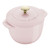 STAUB La Cocotte 1.75 L Cast Iron Round Rice Cocotte, Sorbet Rose
