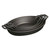 STAUB Specialities 2.2 L Cast Iron Oval Oven Dish, Black