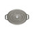 STAUB La Cocotte 6.75 L Cast Iron Oval Cocotte, Graphite-Grey