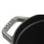 STAUB La Cocotte 6.75 L Cast Iron Oval Cocotte, Graphite-Grey