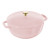 STAUB La Cocotte 4.8 L Cast Iron Round French Oven, Sorbet Rose