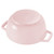 STAUB La Cocotte 4.8 L Cast Iron Round French Oven, Sorbet Rose