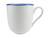 Cafe Blue Coupe Mug 370ml - set of 6