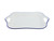 Cafe Blue Handeled Rectangular Platter 32x23cm