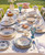 Rosetta Antique Blue 12-piece Dinner Set