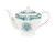 Rosetta Antique Blue Teapot