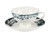 Casa Domani Rosetta Antique Blue Coupe Cup & Saucer 200ml
