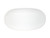 Solare Cream Oval Platter 33cm - set of 2
